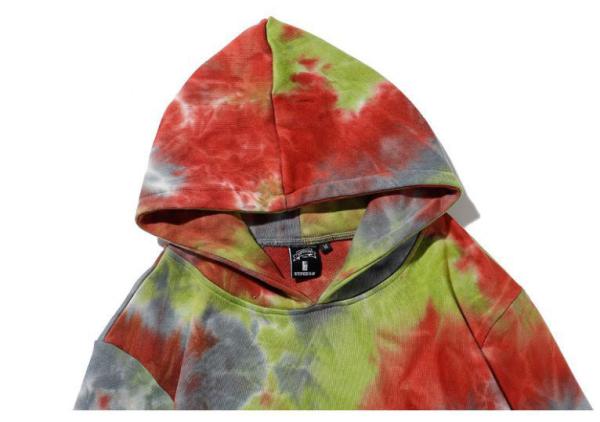 GRS Winter Long Sleeve Unisex Tie Dye Hoodies For Women And Men