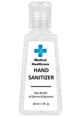 Quick Drying Antibacterial Hand Sanitizer , Transparent Antiseptic Hand Gel
