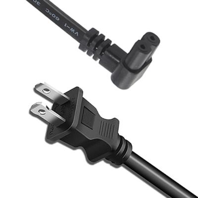 NEMA 1-15P do cabo do cabo distribuidor de corrente do ângulo do dente dos EUA 2 à figura 8 conector de IEC320 C7