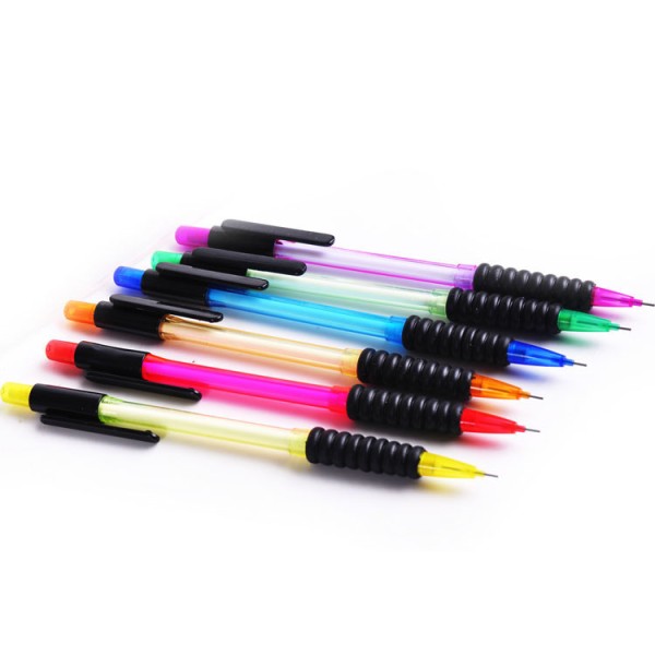 High quality wholesale multi-colored 6pcs mechanical pencil with eraser