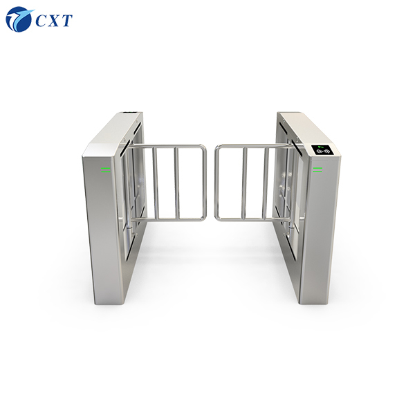 500-900mm Arm Length Swing Barrier Gate Compatible With RFID, Fingerprint, Barcode for Indoor and Outdoor Use