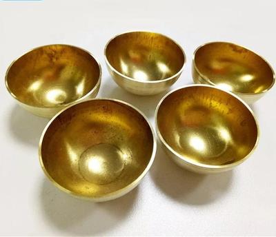 Hollow Copper Half Sphere / 35MM 42MM Sphere Hollow Half Ball Electric Conductivity
