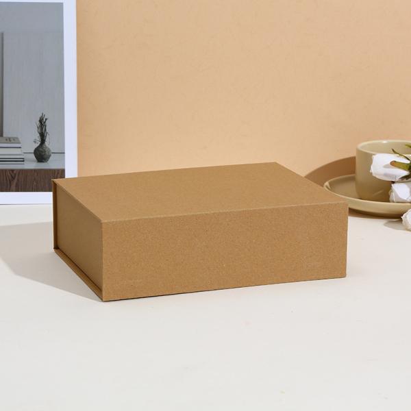 Premium Magnetic Gift Box Set Gold Luxury Packaging One Piece Foldable Design Rigid Paperboard Cosmetic Jewelry Box