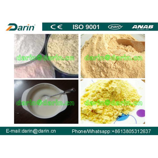 linha de processamento nutritiva da máquina da extrusora do alimento do pó do arroz 150kg/hr