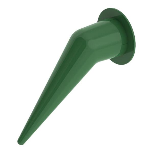 Plastic Green Bent Cone Silicone Sealant  Nozzle For Sausage B-Type Caulking Guns