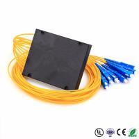 Divisor de aço do Plc do conector CATV 1x8 FTTH da caixa Sc/Upc do Abs da fibra ótica