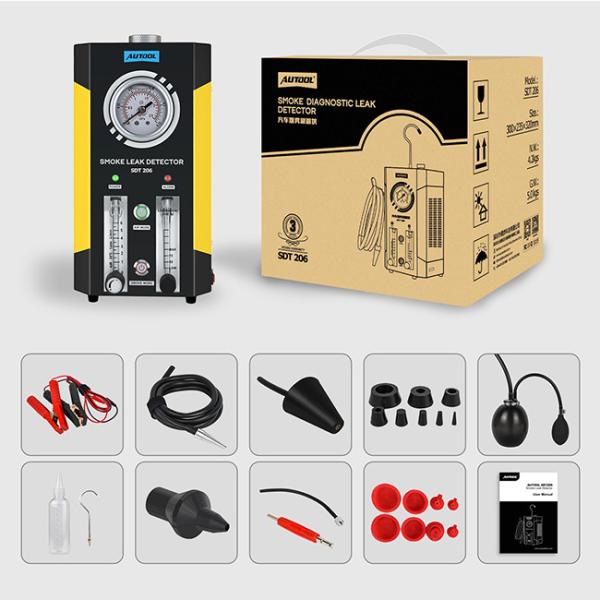 DC12V Automotive Vacuum Leak Detector Pipe EVAP Smoke Machine Leak Tester