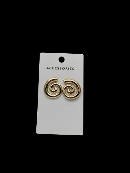Gold Plated Stainless Steel Square Stud Earrings for Women