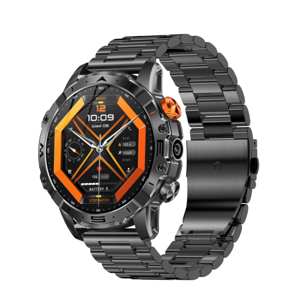 Support OEM & ODM | Outdoor 4G Rugged Smart Watch with 1.508-inch AMOLED Display and IP67 Waterproof for Independent Calls