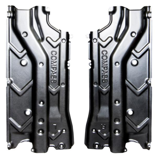 Jeep Compass Transmission Protection Armour Engine Guard Skid Plate Cold Roll Steel