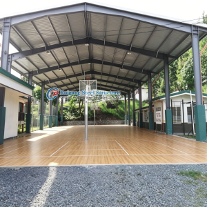 Standard Steel Basketball Court High Durability Steel Warehouse Shed