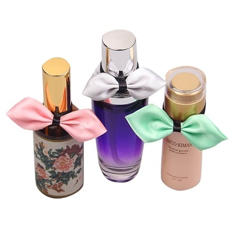 Cosmetic Perfume Bottle Neck Silk Satin Ribbon Bow Tie BSCI Sedex SGS