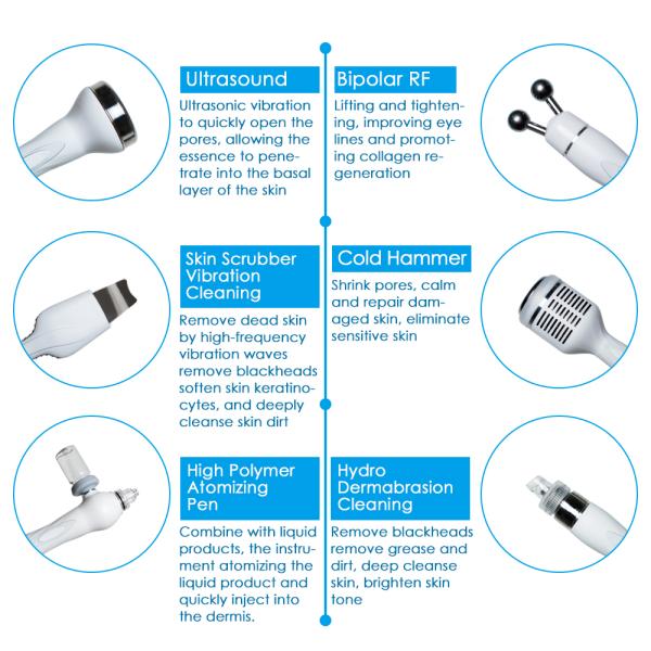 Hydro facial skin cleaning mchine