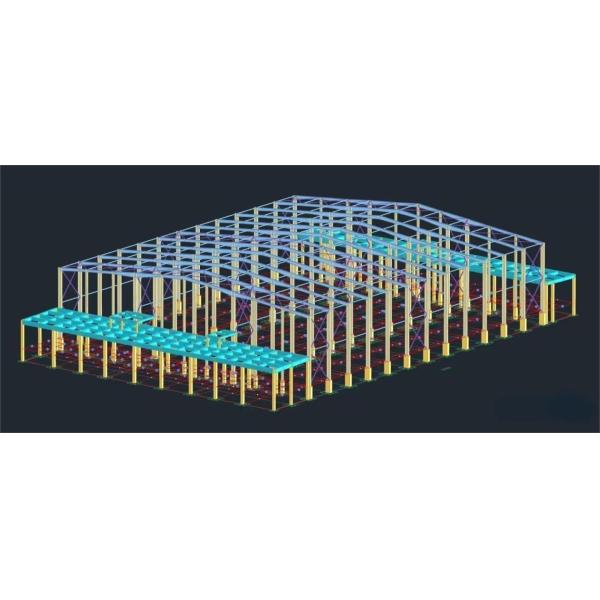 Parcs logistiques de bâtiments en acier galvanisé