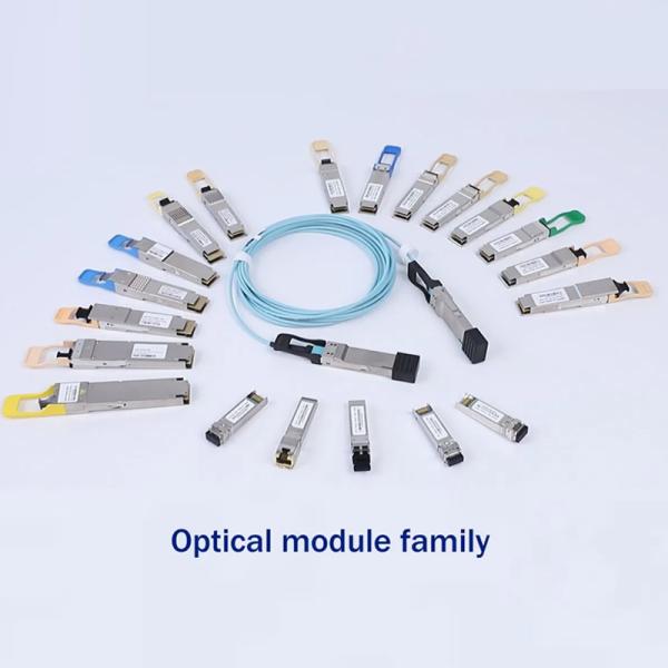 Support technique du transcepteur 400G OSFP 112 VR4 CC-OSFP04VR4-12D pour connexions fibre