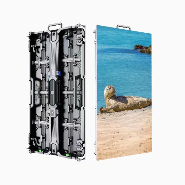 Taille de l'armoire personnalisable 500X500mm/500X1000mm Haute luminosité P2.6 P2.9 P3.91 P4.81 Panneau LED pour écran de location extérieur