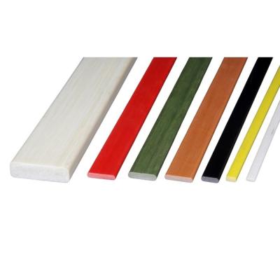 Élasticité élevée Pultruded Flat Rod Fiberglass Strip Pour Yoga Circle Ring Accessoires