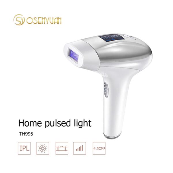 White ABS IPL Permanent Hair Removal Laser Machine 500000 Times Laser Flash