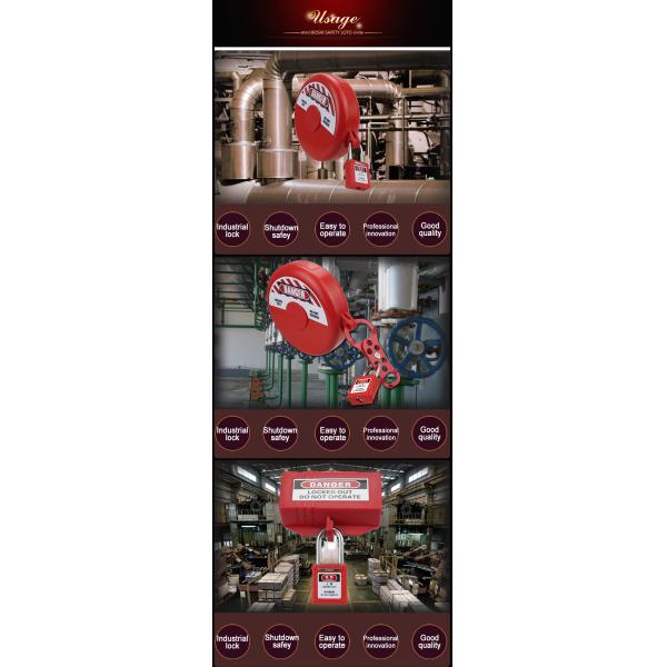 8 Colors Safety Lockout Padlocks With Triple Coated Hardened Steel Shackle