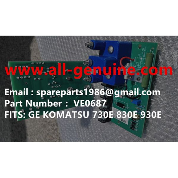 VE0687 BATTERY BOOST CARD KOMATSU 730E 830E 930E 960E MINING DUMP TRUCK WHEEL MOTOR DRIVE GE