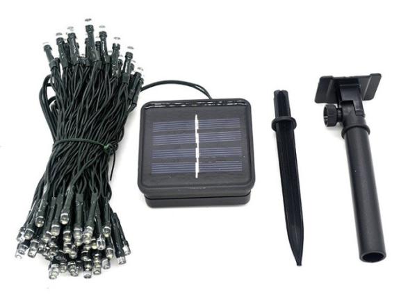 Solar LED String Light 100LED 10m white warm white red green blue RGB