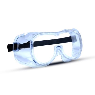 Water Resistant Safety Eye Protection Goggles PVC Frame PC Lens Normal Strap