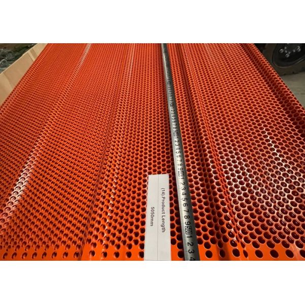 10mm Hole size Orange Color RAL2017 Safety Screen for coal mine