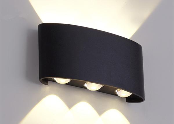 Up And Down Dual Head LED Outdoor Wall Lights 6 Watt IP65 Waterproof