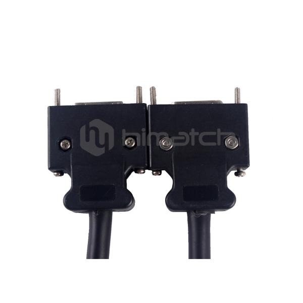 Black 26 Pin Camera Cable MDR 26 Pin Male To MDR 26 Pin For Camera Link