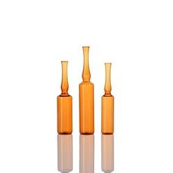 Ampola de vidro de borosilicato de âmbar de 2 ml versátil para uso médico e cosmético