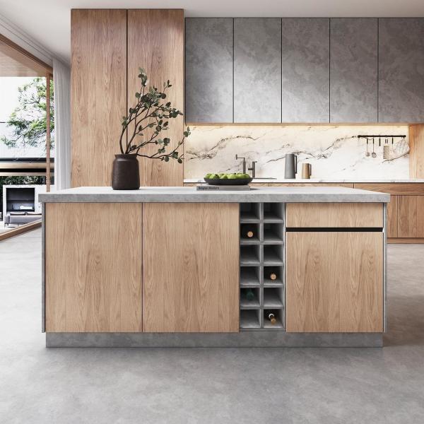 Kitchen Furniture Customization Mdf Kitchen Pantry Storage Hanging Cabinet Simple Design Canada with Microwave for Project