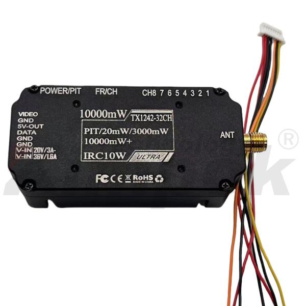 Transmisor de video inalámbrico para drones de 2.5G 10W para transmisión estable a larga distancia