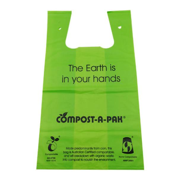 T-Shirt Packaging Bags Compostable Biodegradable Vest Packaging Shopping Bags