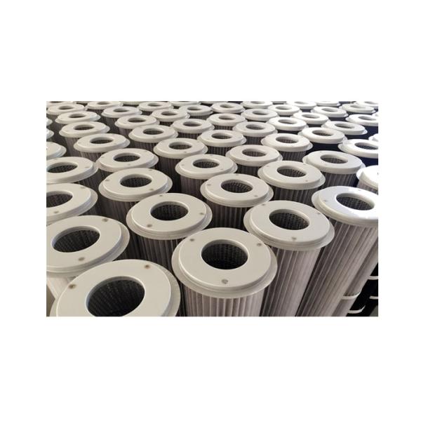 5um,0.5um,0.2um,2um，Threaded Spunbond Pleated Dust Filter Cartridge With Stainless Steel Cover