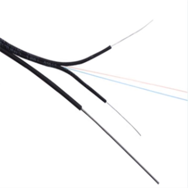 Steel Wire suspension aerial 1 2 4 Core G657A GJXH  FTTH Drop Cable