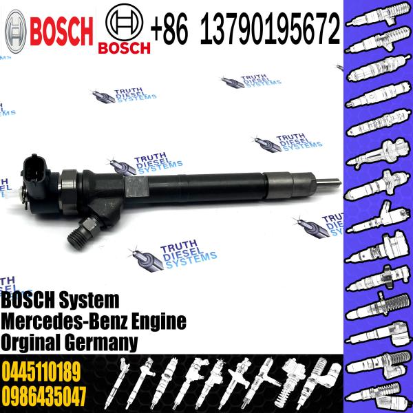 Injetor comum diesel novo original A6110701487 0445110189 do trilho para os MOTORES TD 22 da FORÇA