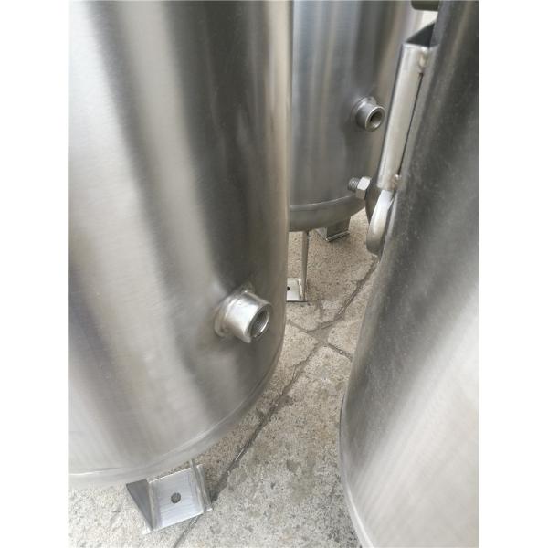 Horizontal Pressure Vessel Design Gas Storage Tanks , Stainless Steel Pressure Tank