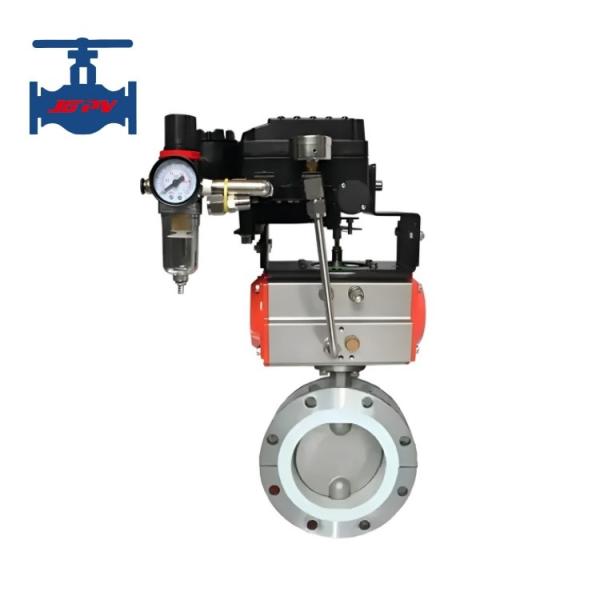 General Applications Pneumatic Butterfly Valve Direct Mount Mounting Type