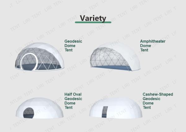 Outdoor Amphitheater Dome Tent Half Sphere Marquee