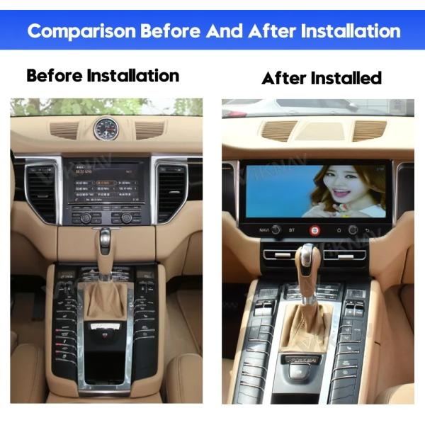 12.3дюймовый Android Auto Setereo Для 2013-2017 Porsche Macan Мультимедийный проигрыватель GPS навигация Беспроводный Carplay 4G Wifi