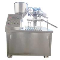 Os cosméticos desnatam o aferidor macio plástico automático da máquina 1.5kw da selagem do enchimento do tubo