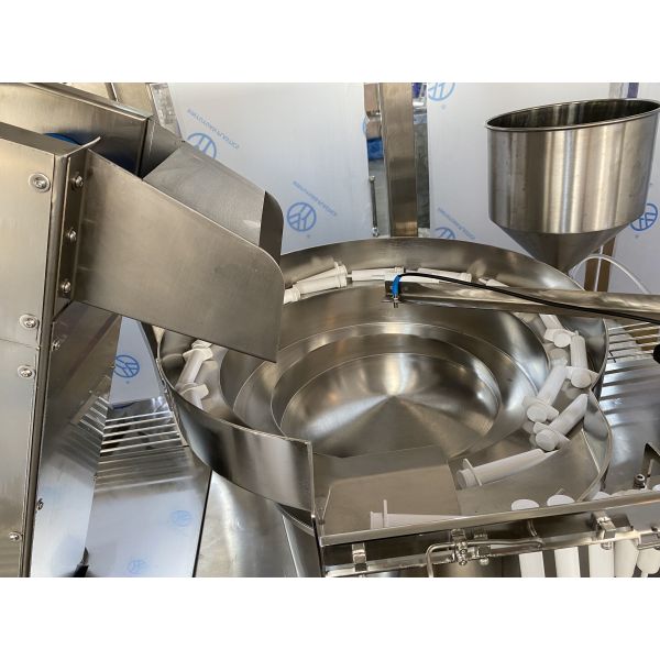 Plunger Type Automatic Plastic Syringe Gel Filling and Capping Machine