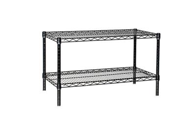 Shelving industrial do fio do hospital, cremalheiras do armazenamento da farmácia com as 2 prateleiras da série