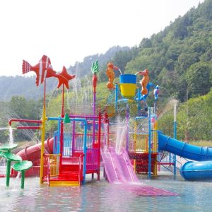 Popular Attractive Outdoor Splash Water Playground With Fountains SGS