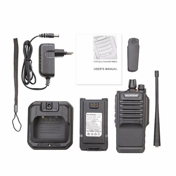 8W IP67 Waterproof Security Two Way Radios UHF400-520MHz FM Transceiver With 2800mAh Battery