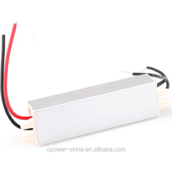 15W Waterproof Power Supply Driver for LED Strip Single Output 12V 24V DC Transformer