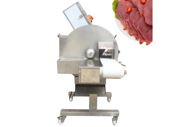 la trancheuse industrielle de la viande 1000kg/h cuite étoffent braisé coupant l'équipement