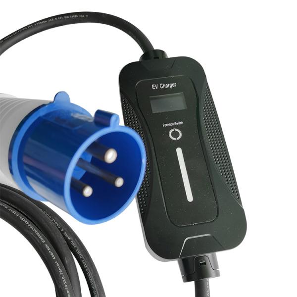 220V 50Hz Type 1 Type 2 16 Amp Electric Car Charger UL94V-0