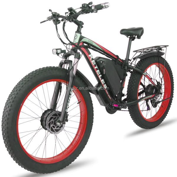 High Power 17.5AH Battery Electric Bike with Front Hub Motor and Aluminum Alloy Frame