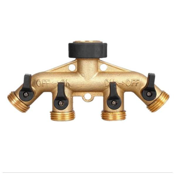 Conector rápido de mangueira de jardim de latão 3/4 polegadas GHT acessórios de mangueira de água masculino e feminino